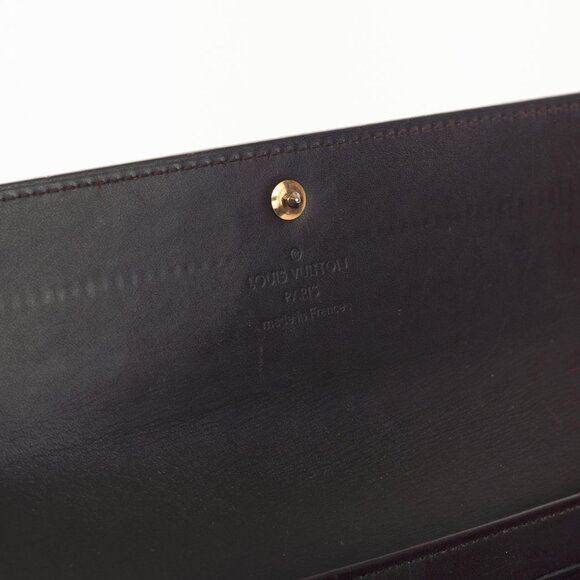 Louis Vuitton Sarah Amarante Monogram Vernis Leather Wallet - Picture 8 of 10